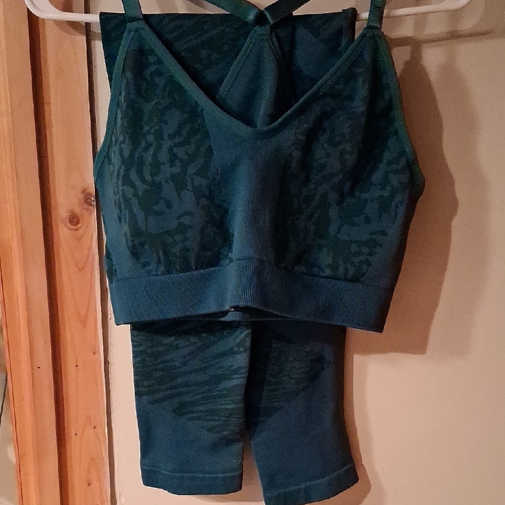 Women's Teal Gym Set